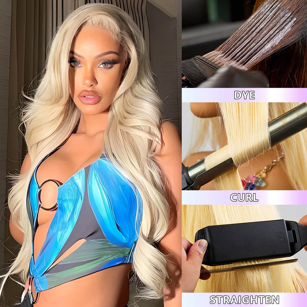 #613 Blonde Body Wave Remy Human Hair Bundles 10-30 Inch | Brazilian Virgin Hair