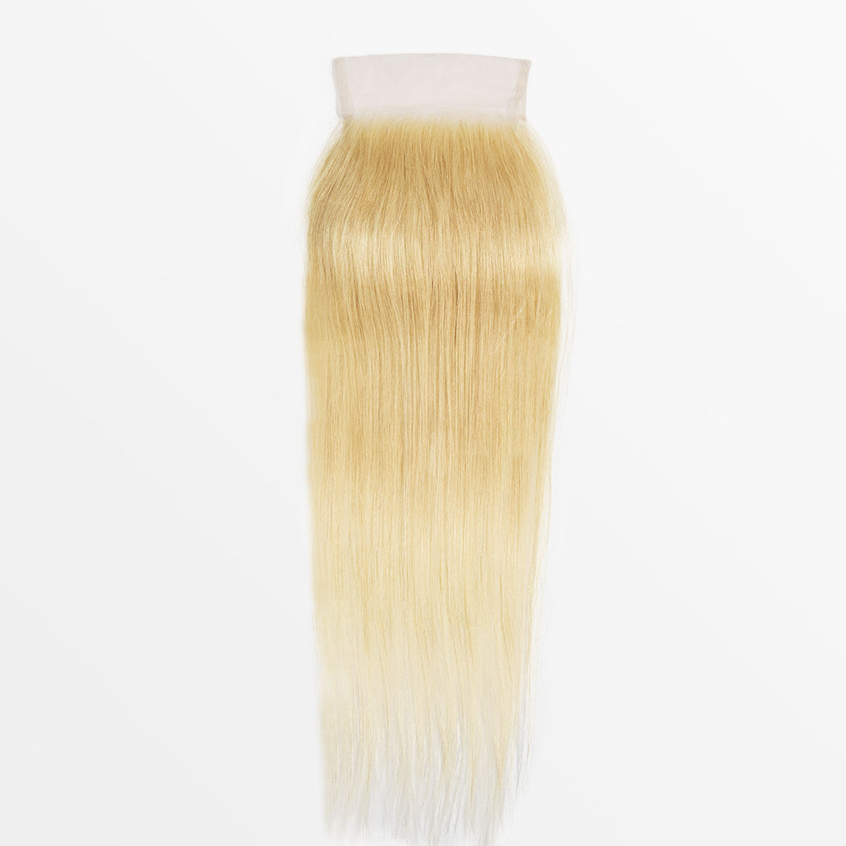 #613 Blonde 5"x5" Straight Transparent Lace Closure 12-20 Inch | Brazilian Virgin Hair