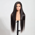 13"x6" HD Lace Straight Frontal Wig 20-28 Inch | 180% Density | Natural Black #1B