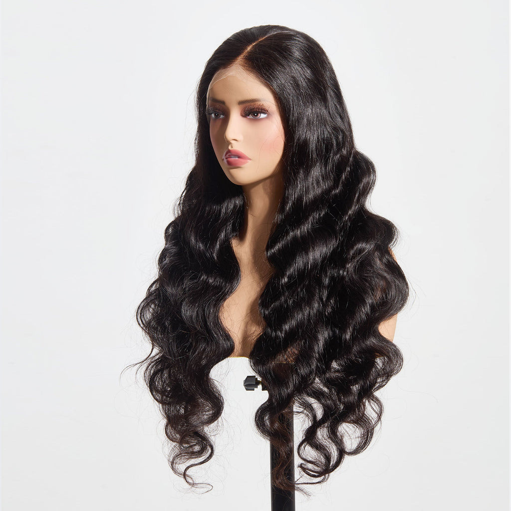 13"x6" HD Lace Body Wave Frontal Wig 20-26 Inch | 200% Density | Natural Black #1B