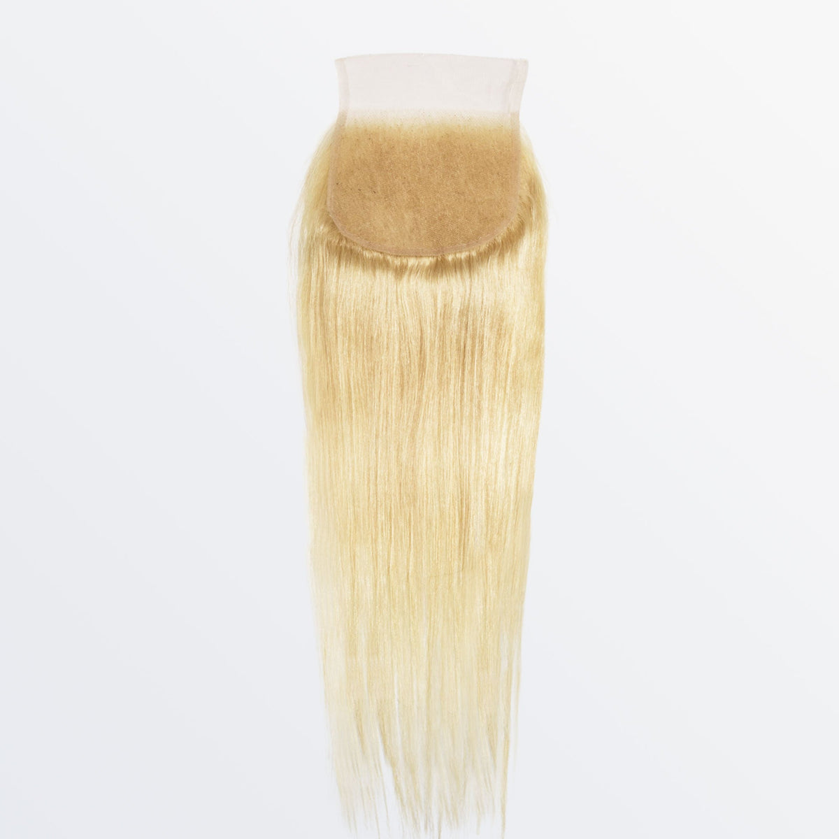 #613 Blonde 5"x5" Straight Transparent Lace Closure 12-20 Inch | Brazilian Virgin Hair