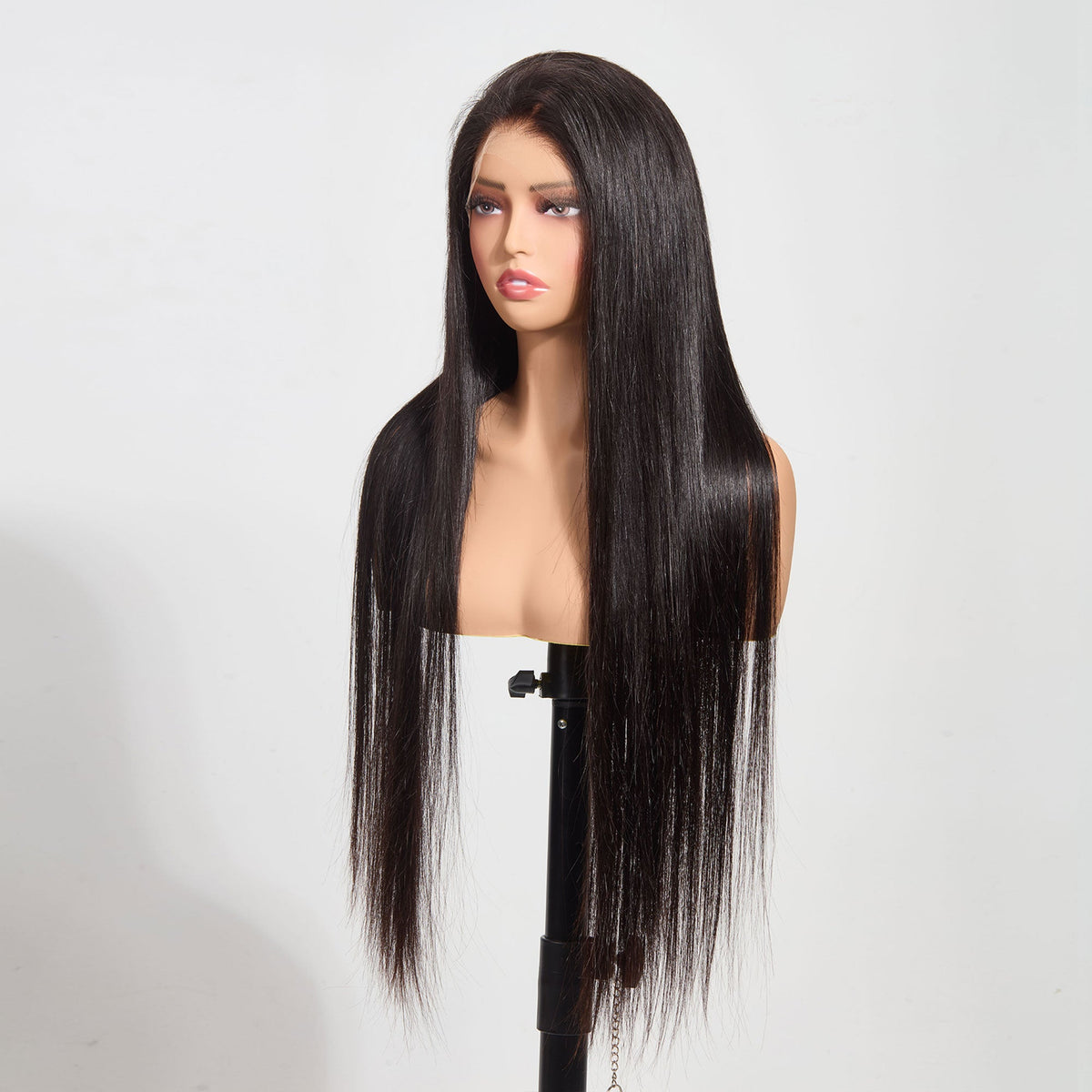 13"x6" HD Lace Straight Frontal Wig 20-28 Inch | 180% Density | Natural Black #1B