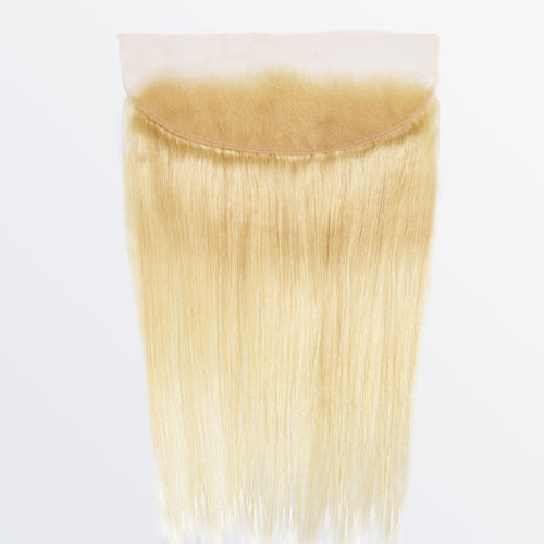 13"x4" #613 Blonde Straight Transparent Lace Frontal 14-20 Inch | Brazilian Virgin Hair
