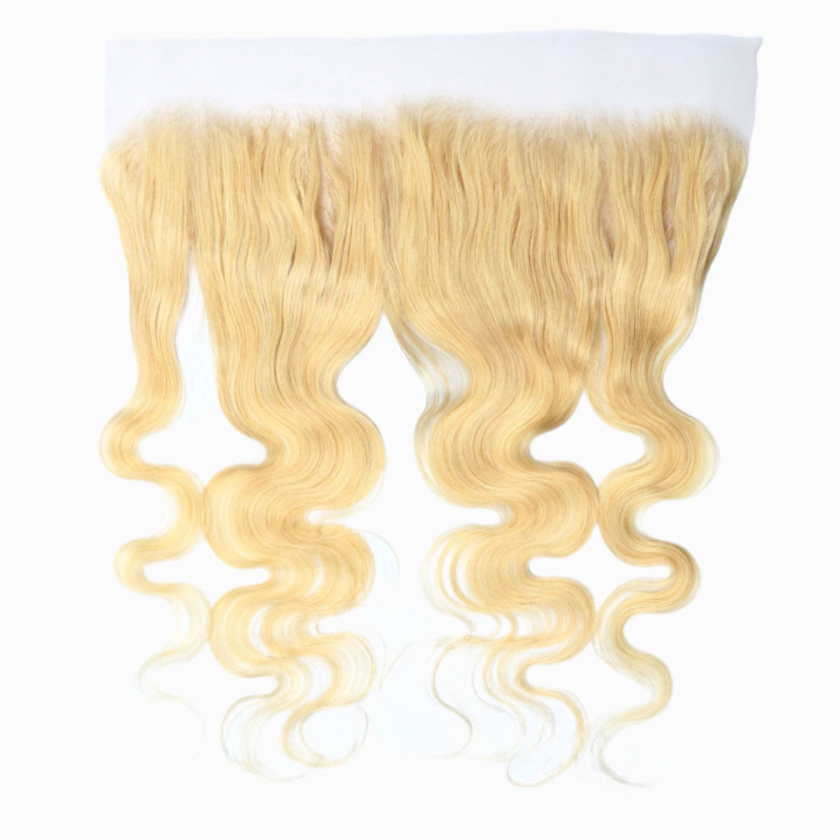 13"x4" #613 Blonde Body Wave Transparent Lace Frontal 14-20 Inch | Brazilian Virgin Hair