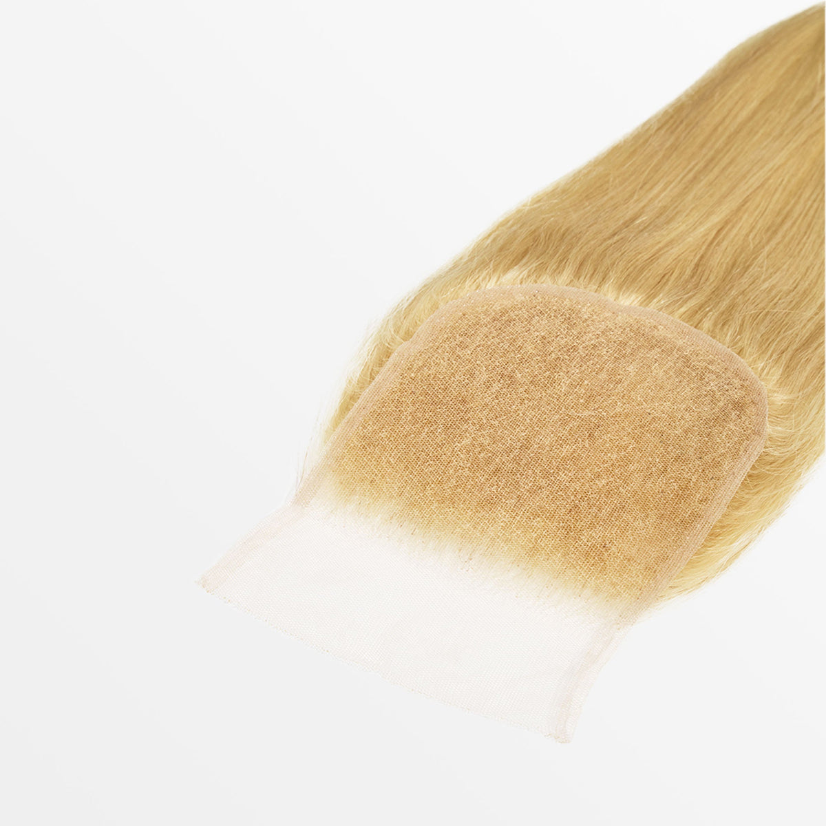 #613 Blonde 5"x5" Straight Transparent Lace Closure 12-20 Inch | Brazilian Virgin Hair
