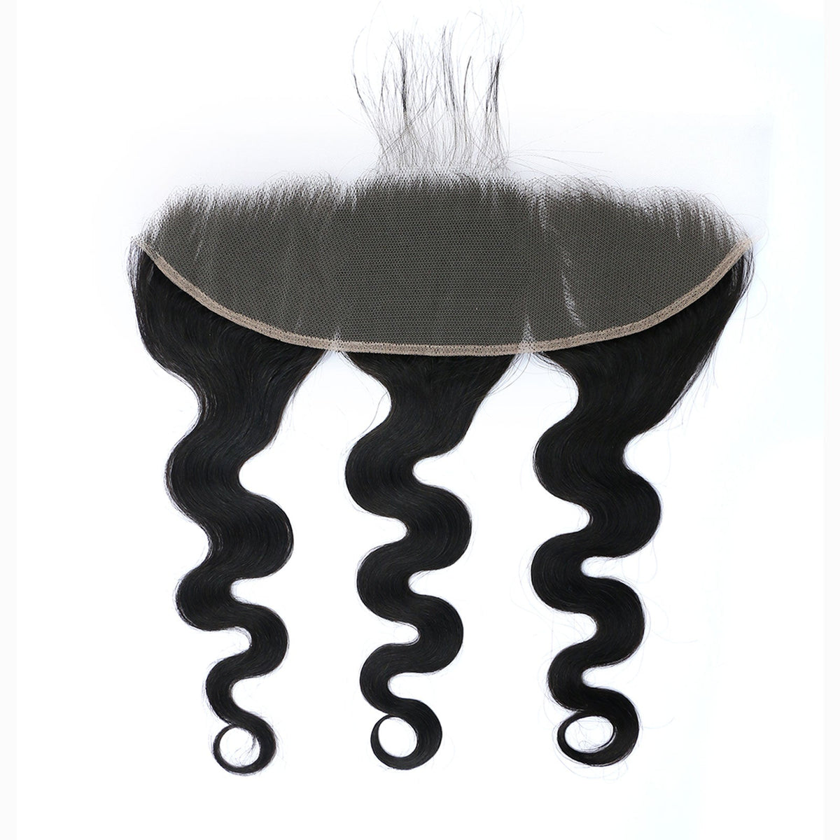 13"x6" Body Wave HD Lace Frontal 12-20 Inch | Natural Black #1B | Brazilian Virgin Hair