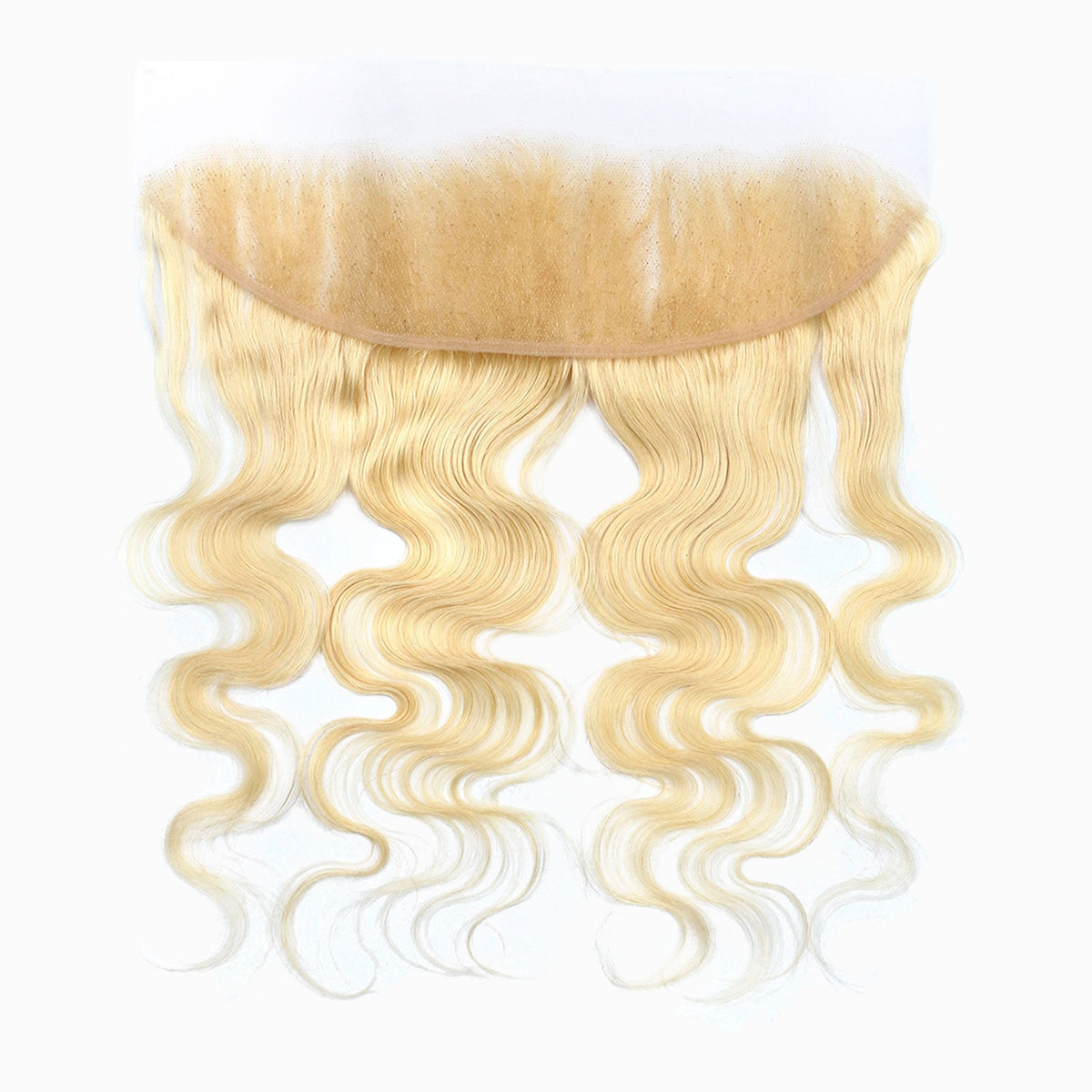 13"x4" #613 Blonde Body Wave Transparent Lace Frontal 14-20 Inch | Brazilian Virgin Hair