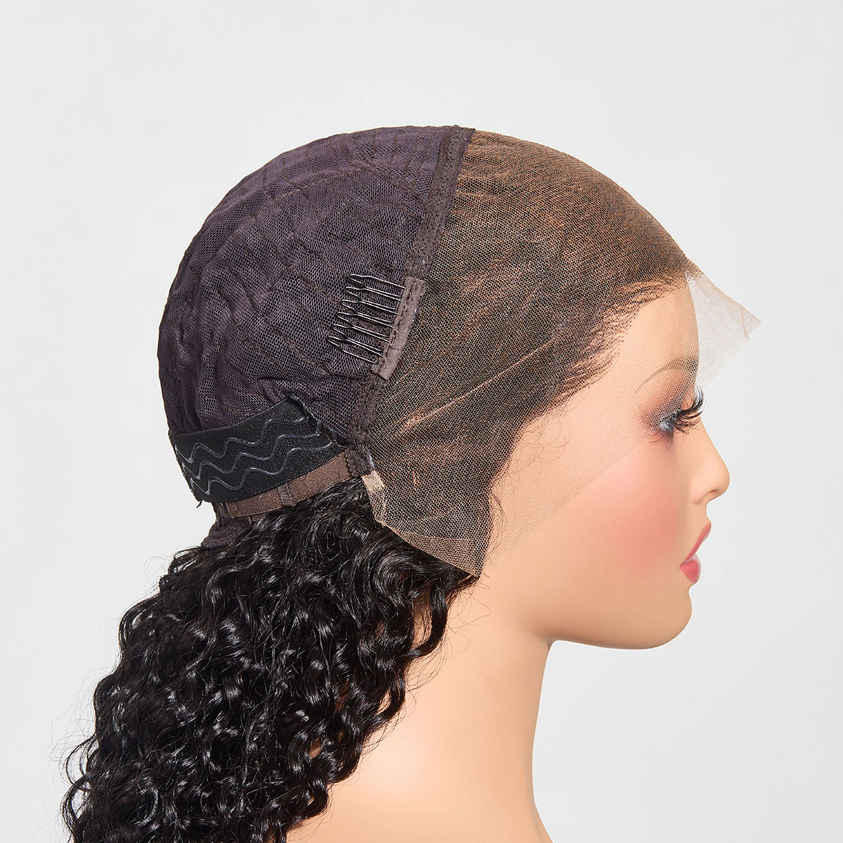 13"x4" HD Lace Water Wave Frontal Wig 20-28 Inch | 180% Density | Natural Black #1B