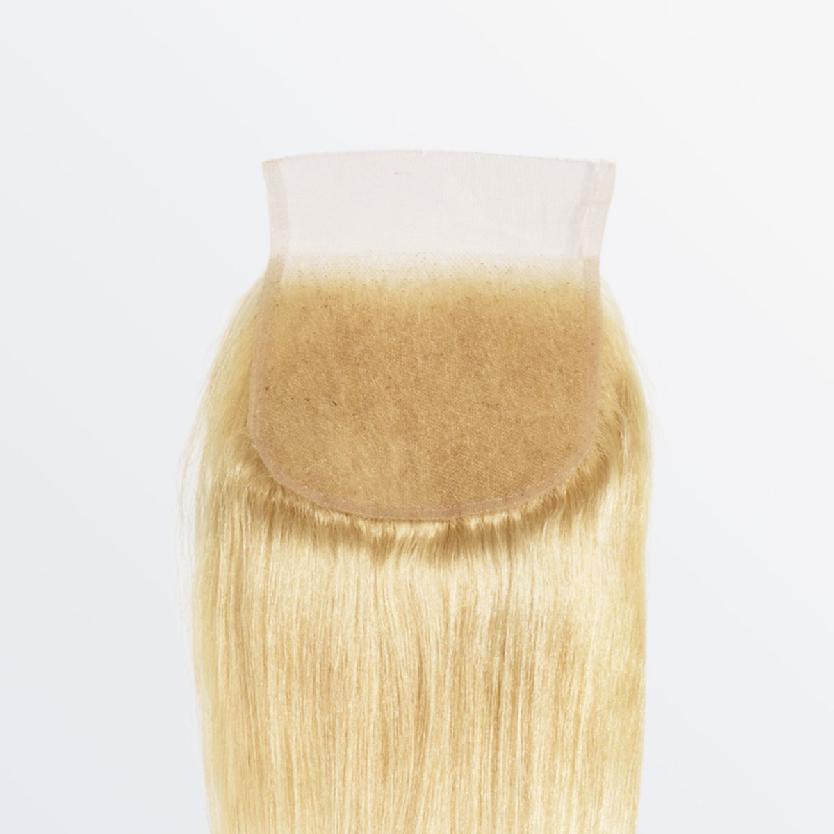 #613 Blonde 5"x5" Straight Transparent Lace Closure 12-20 Inch | Brazilian Virgin Hair