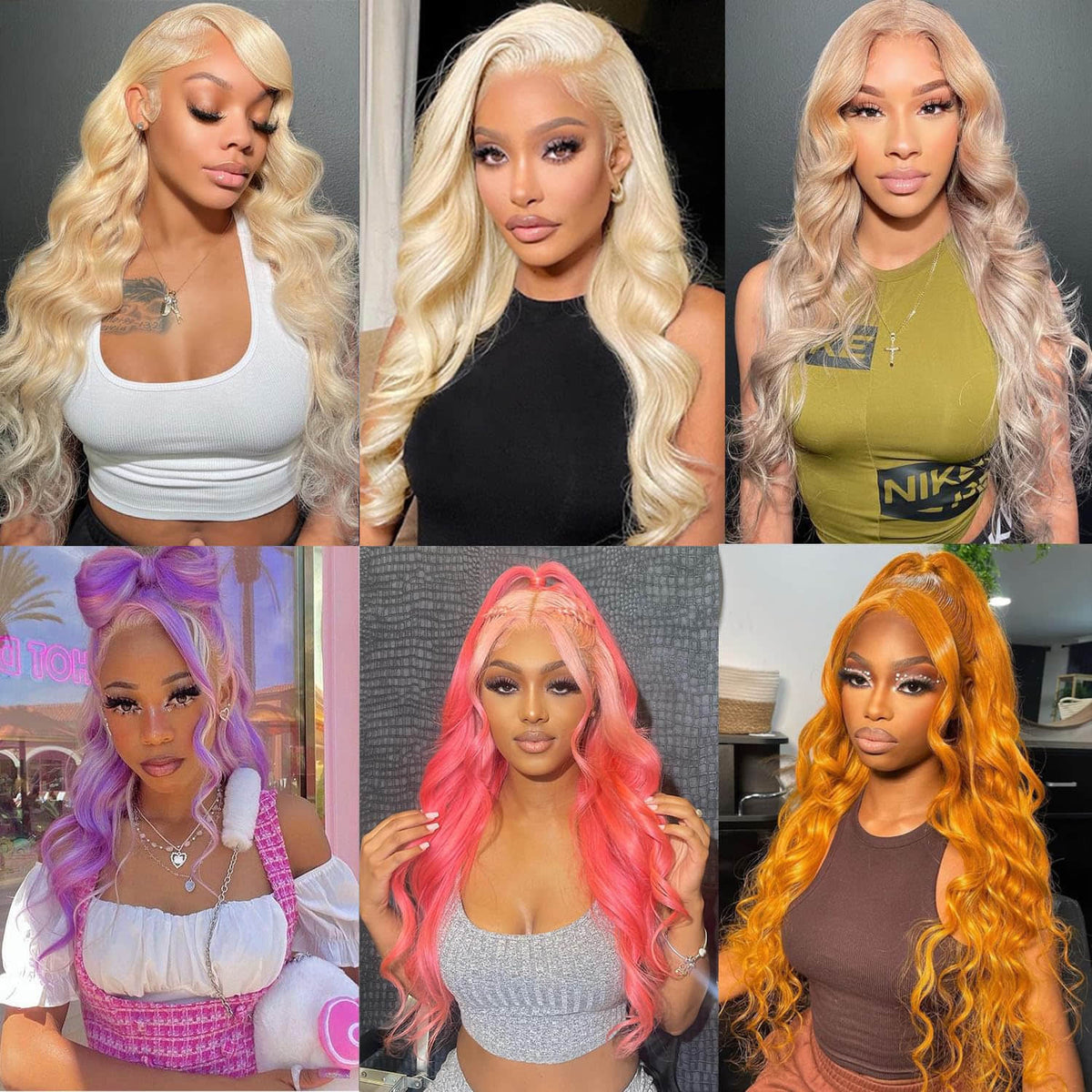 #613 Blonde 13"x4" Body Wave Transparent Lace Frontal Wig 16-30 Inch | 150% Density