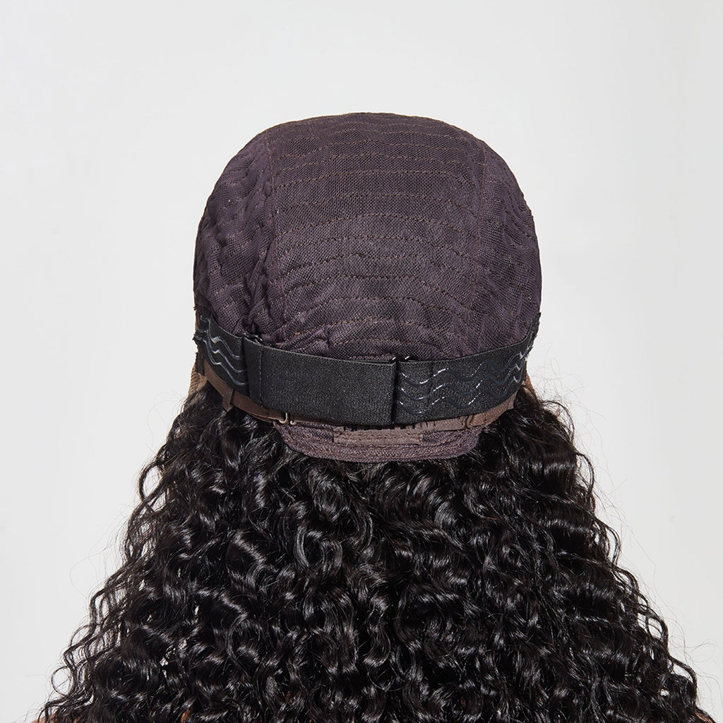 13"x4" HD Lace Water Wave Frontal Wig 20-28 Inch | 180% Density | Natural Black #1B