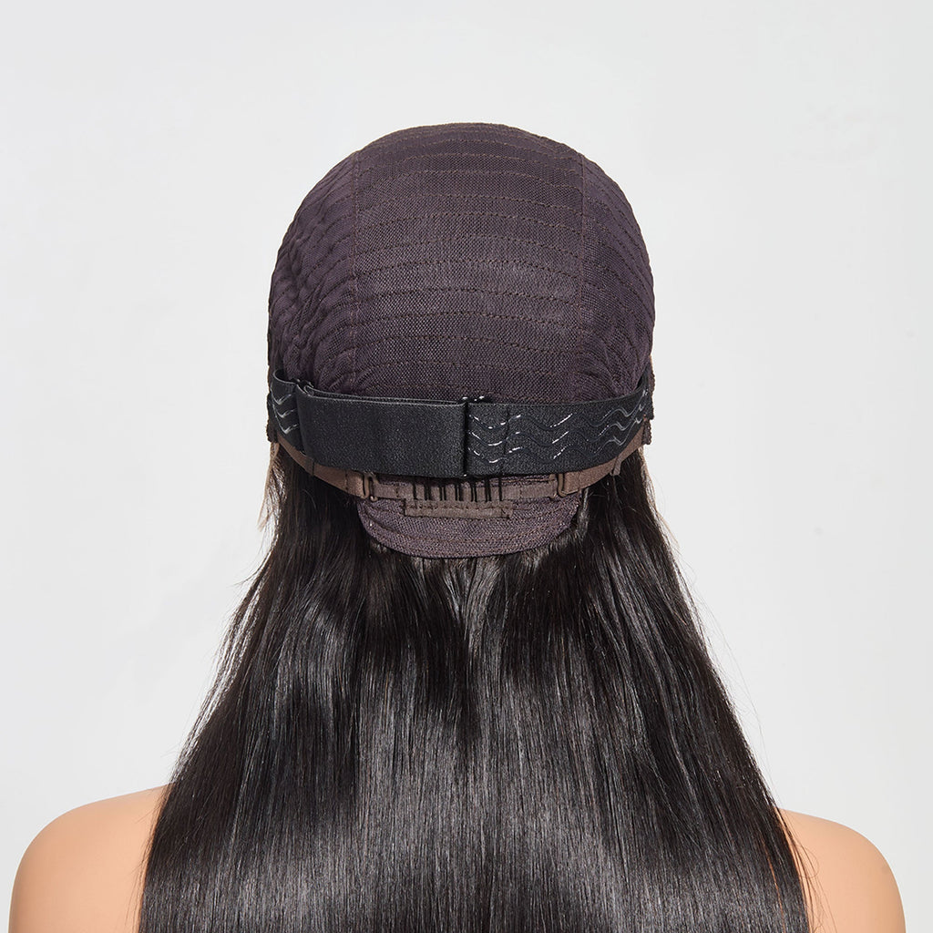 13"x6" HD Lace Straight Frontal Wig 20-28 Inch | 180% Density | Natural Black #1B