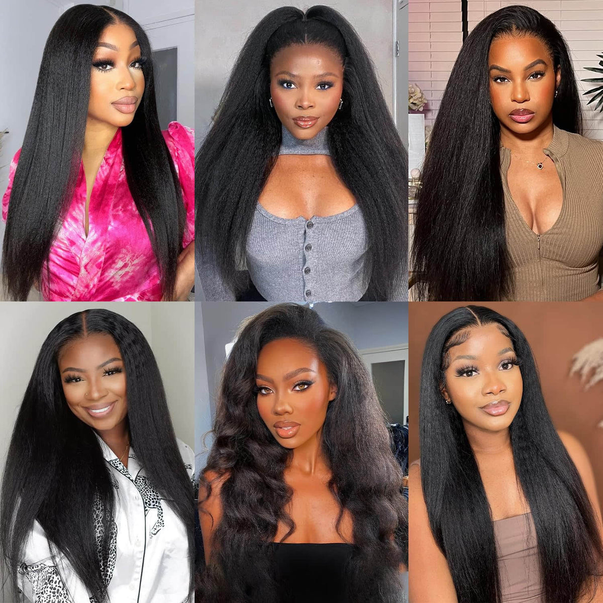 Kinky Straight Brazilian Virgin Hair Bundles 14-30 Inch | Natural Black #1B
