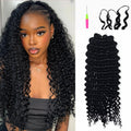 Water Wave Crochet Human Hair for Miracle Knots | Lightweight Boho Braid Extensions 14-20 Inch